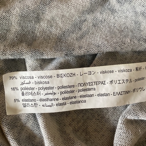 Zara Snakeskin Viscose Sweater Size Medium - Picture 4 of 4